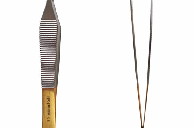 Pinza Adson anatomica con TC 12 cm