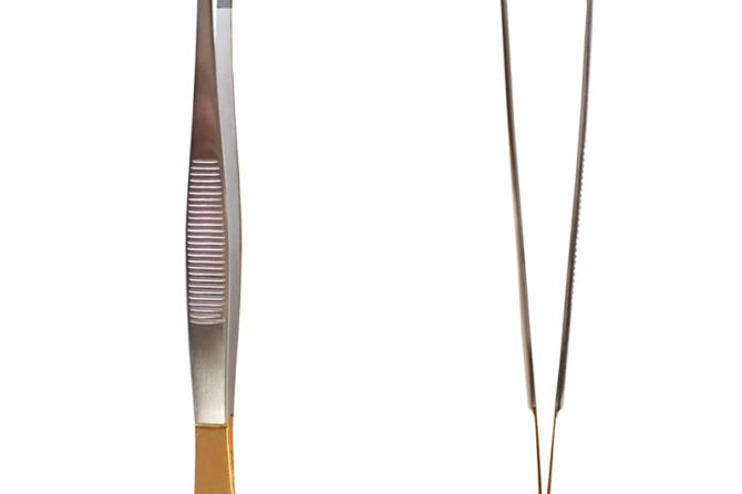 Pinza Adson chirurgica con TC 15 cm