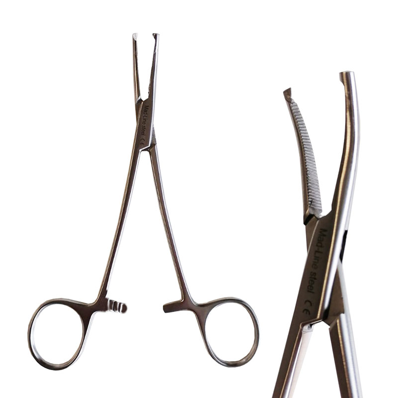 Pinza Kocher curva