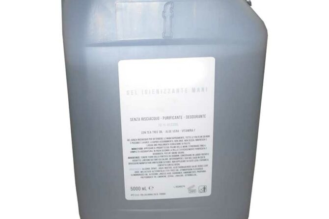 Gel igienizzante mani 5lt