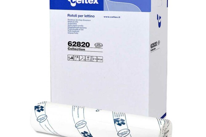 Rotoli lenzuolini medici 2 veli 200 strappi
