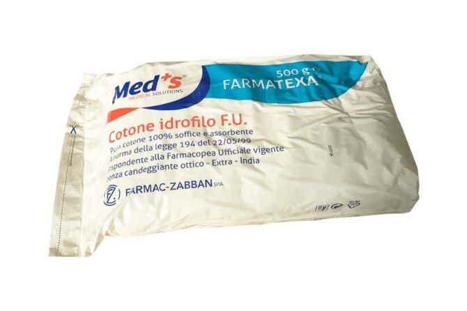 Pacco cotone idrofilo 500gr