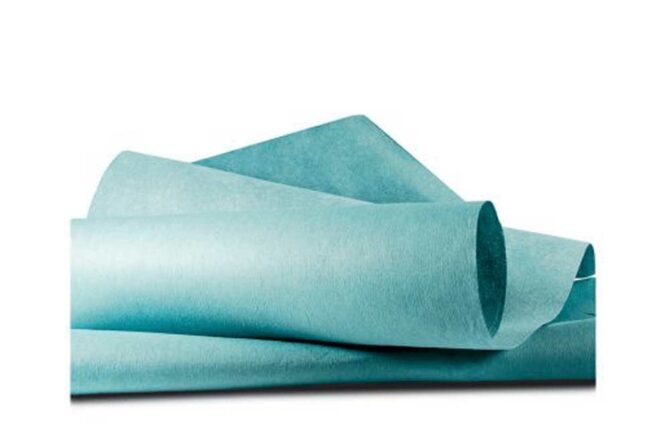 Panno carta Tyvek azzurro fogli pretagliati