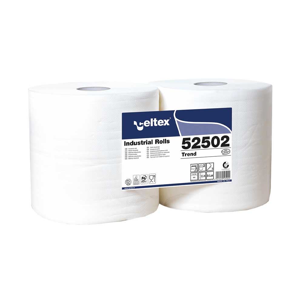Bobina carta 2 veli pura cellulosa 5 Kg