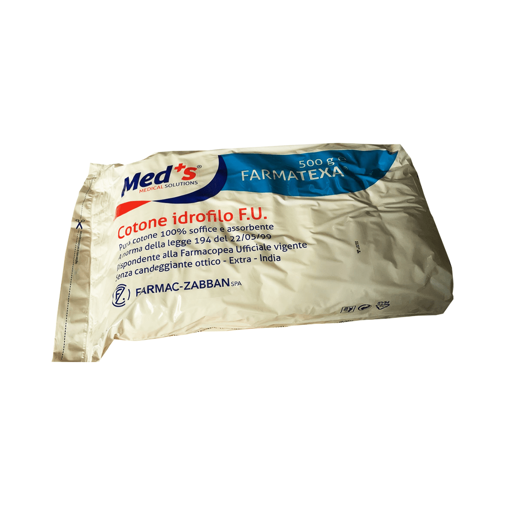 Pacco cotone idrofilo 500gr
